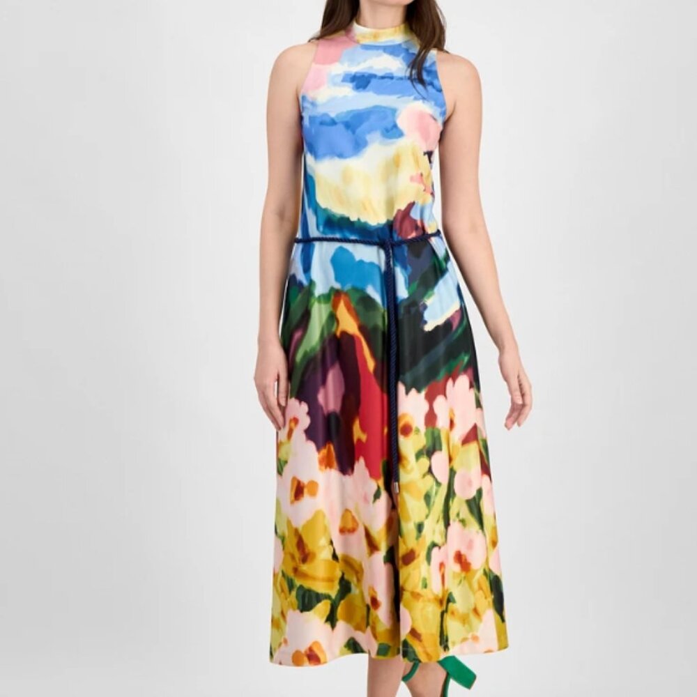 Anne Klein | NWT Vibrant Multicolor Maxi Dress